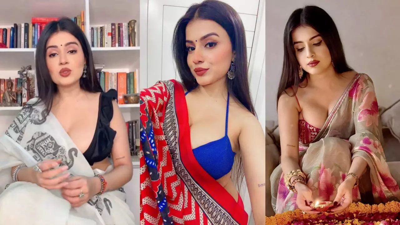 मैडम जी कपडे और कम रखो.... एस्ट्रोलॉजर Nidhi Chaudhary के डीप नेक ब्लाउज को लेकर सोशल पर मचा हल्ला- पढ़ें कमेंट्स