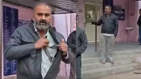 जिस सांप ने काटा उसे जैकेट के अंदर छिपाकर अस्पताल ले आया युवक, इलाज के लिए मचाया हंगामा | VIDEO