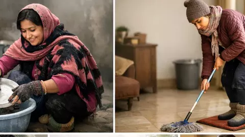 ठंड में घर का काम बना सिरदर्द? ये 5 देसी हैक्स कर देंगे आपका काम आसान और नहीं लगेगी सर्दी