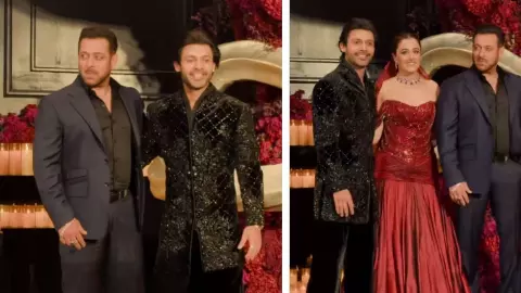 नूपुर–स्टेबिन के रिसेप्शन में Salman Khan की एंट्री, आइकॉनिक लुक में भाईजान को देख फूले नहीं समाए दूल्हे राजा, VIDEO वायरल