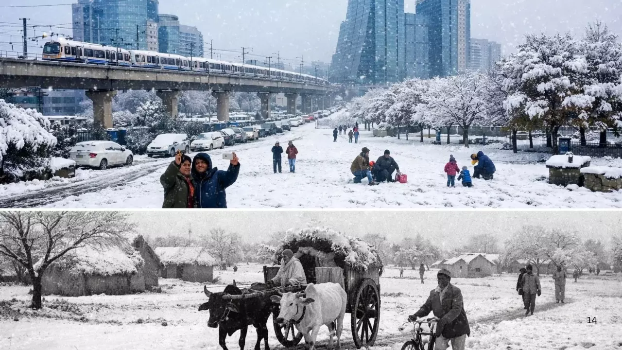 गुरुग्राम में बर्फबारी का दावा फेक! जानिए IMD की राय, क्या कहता है Gurugram में बर्फ गिरने का 56 साल का इतिहास