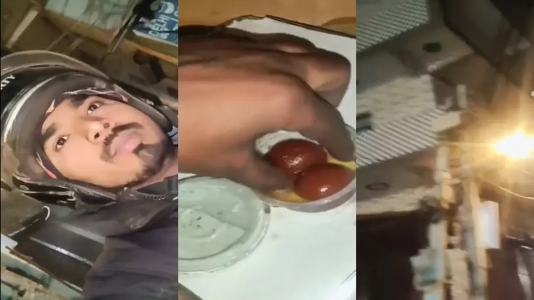 पहले गुलाब जामुन खाऊंगा फिर बिरयानी, रात 2:30 बजे खाना मंगाकर पलटा कस्टमर! डिलीवरी बॉय ने उसके सामने ही खाते हुए बनाया Video