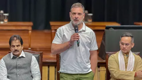 BMC चुनावों की मतगणना के बीच राहुल गांधी का पहला रिएक्‍शन, कहा - ‘वोट चोरी राष्ट्रविरोधी’