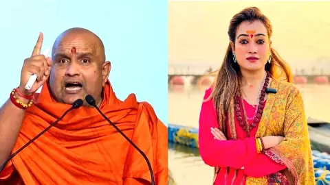 सनातन धर्म कोई बॉयफ्रेंड है क्या? हर्षा रिछारिया के 2 मिनट 37 सेकेंड वाले Viral Video पर स्वामी आनंद ने लगाई लताड़