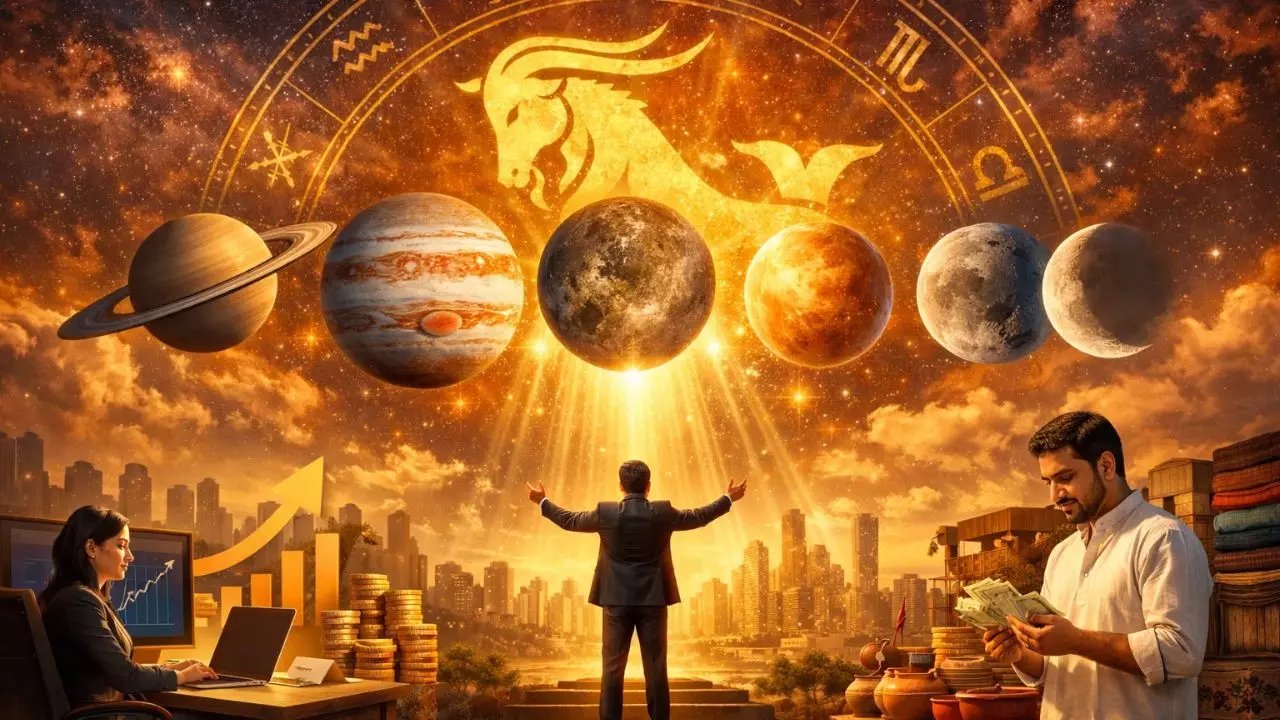 मकर राशि में पांच ग्रहों का महासंयोग, कई राशि वालों के करियर-कारोबार में होगा चमत्कारी बदलाव