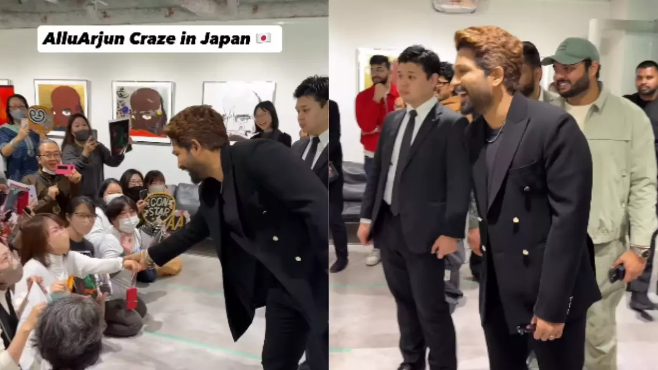 जापान में दिखा Allu Arjun का स्टारडम, एक्टर से मिलते ही रो पड़ी जापानी फैन, VIDEO वायरल