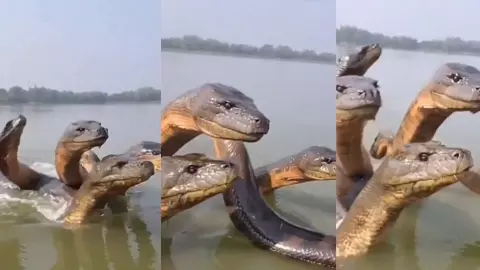 यमुना में कालिया नाग के बाद नदी में दिखा 7 सिर वाला सांप, वीडियो सामने आने से मचा हड़कंप; जानें क्या है सच्चाई