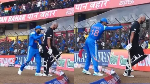 137 रनों की पारी खेलकर मैदान से बाहर जा रहे थे Daryl Mitchell, बाउंड्री पर खड़े विराट ने कर दिया ऐसा काम; VIDEO हो रहा Viral