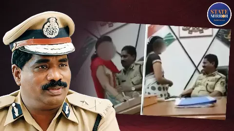 DGP Ramchandra Rao With woman kissing viral video