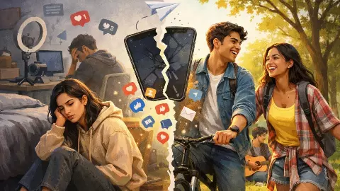 gen z social media distancing