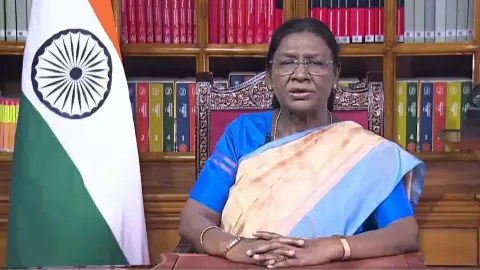 President Murmu speech on Republic Day Eve