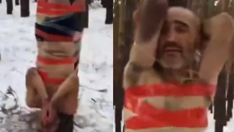 Russian कमांडर ने सैनिकों को नंगा कर पेड़ों से बांधा फिर मुंह पर जबरन ठूंसी बर्फ, हैरान कर देने वाला वीडियो आया सामने
