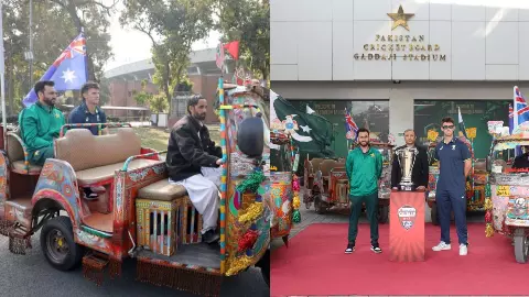 Pakistan vs Australia t20i series Auto rickshaw