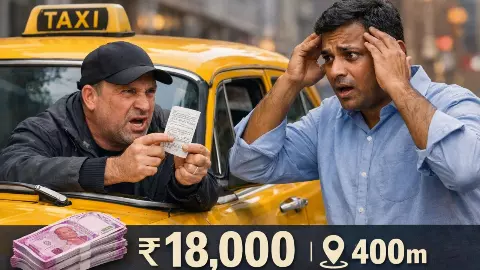 कैब ड्राइवर या लुटेरा? 400 मीटर की दूरी के लिए अमेरिकी नागरिक से वसूले ₹18,000, ठगी के बाद भी महिला ने दिखाई दरियादिली