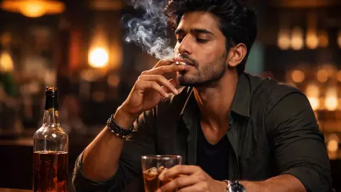 risk of consuming cigarette and alcohol together