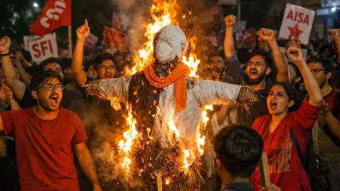 JNU UGC new rules Supreme Court stay  protest Brahmanvad slogans