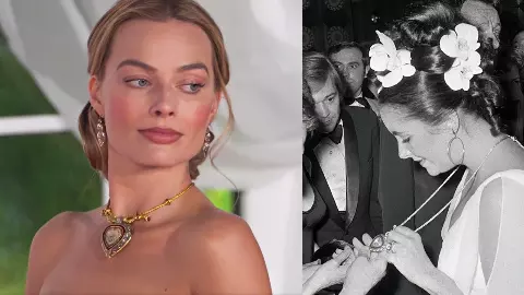 हमारे गहने वापस दो! Margot Robbie ने पहना Mumtaz Mahal का ताजमहल नेकलेस, भड़के यूजर्स ने कहा- अंग्रेजों ने चुराया हमारे गहने वापस दो! Margot Robbie ने पहना Mumtaz Mahal का ताजमहल नेकलेस, भड़के यूजर्स ने कहा- अंग्रेजों ने चुराया
