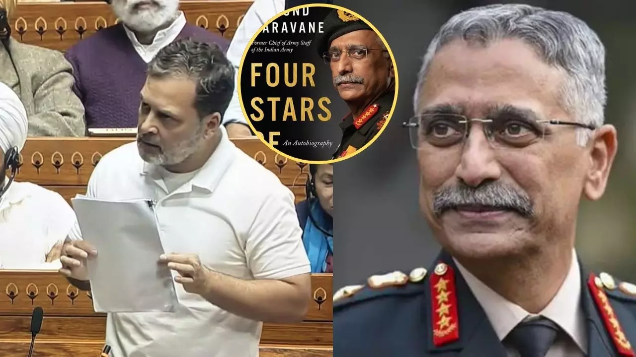 Rahul Gandhi Naravane book Controversy Parliament