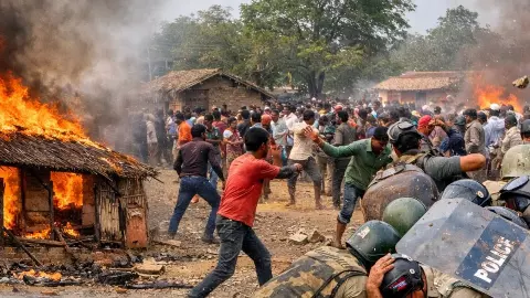 Gariaband communal violence photo Gariaband communal violence photo