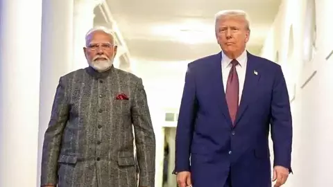 photo of m modi with donald trump