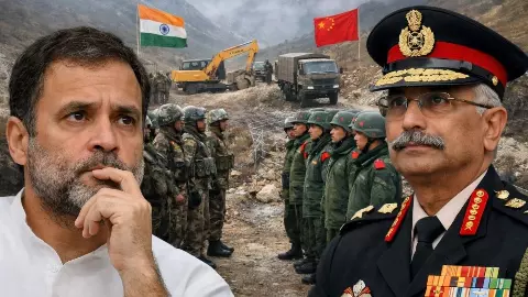 Rahul Gandhi on Naravane Book