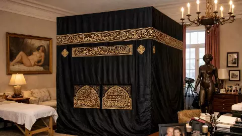 Jeffrey Epstein Kaaba Kiswah