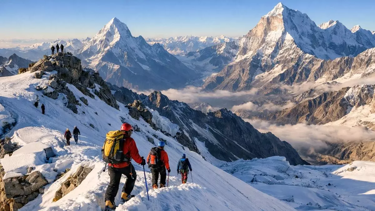 photo of Himalayan peaks