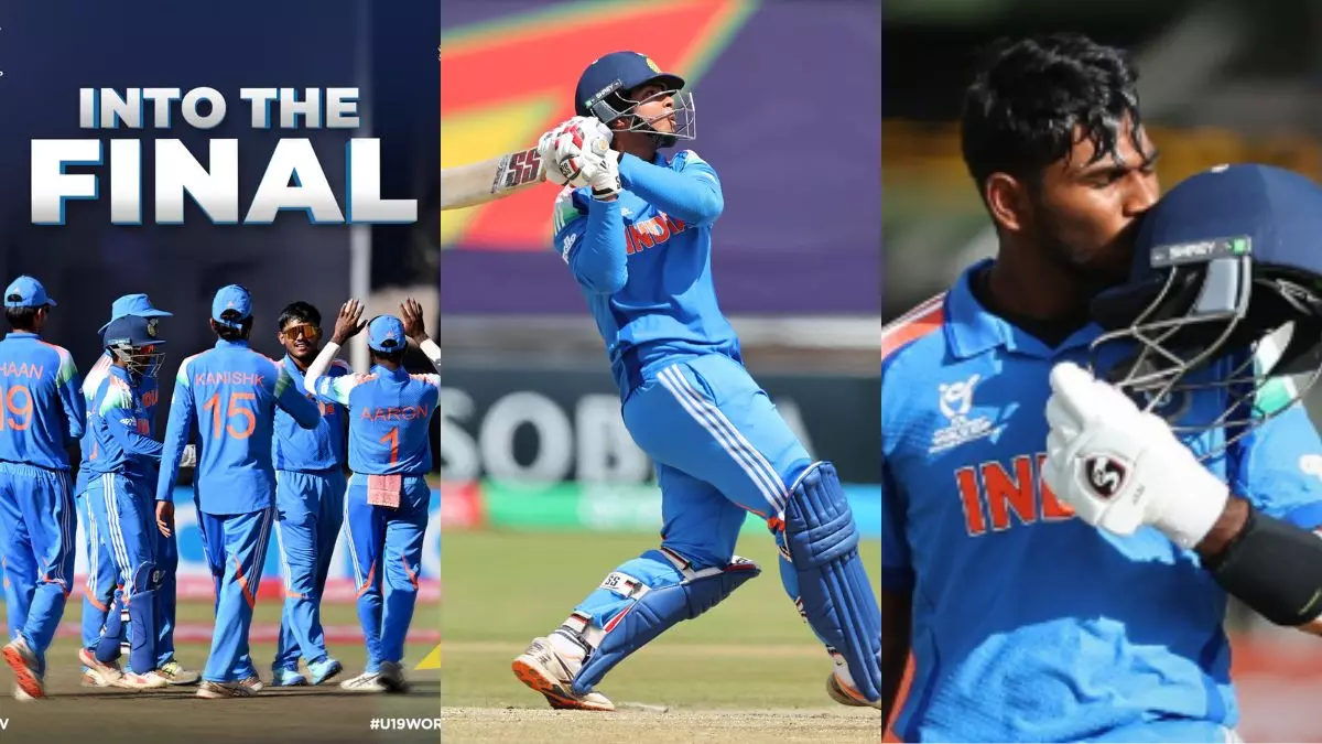 ind vs afg  u19 world cup semi final match photo