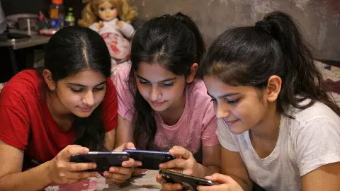 ghaziabad triple sisters suicide case photo