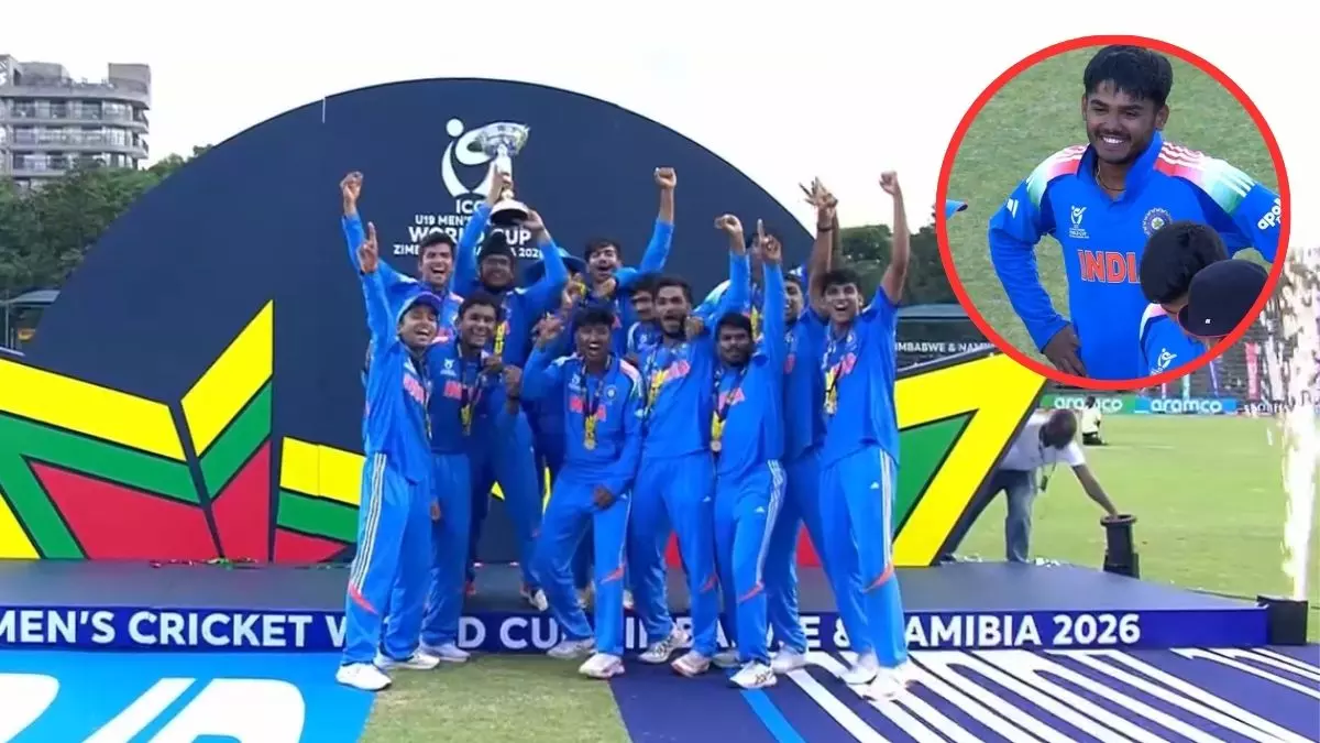 photo of  u19 world cup champion team india