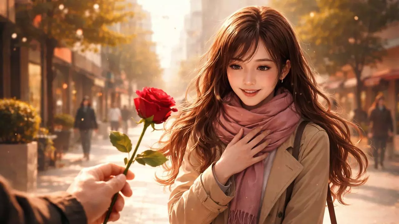 Rose Day Special: When someone unexpectedly gave me a rose for the first time