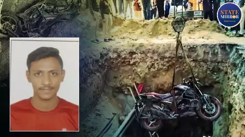 delhi janakpuri pit accident photo