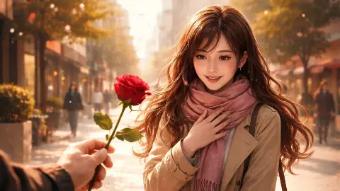 Rose Day Special: When someone unexpectedly gave me a rose for the first time