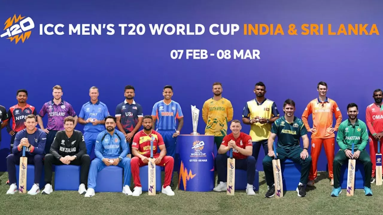 icc t20 World cup 2026 india sri lanka schedule groups