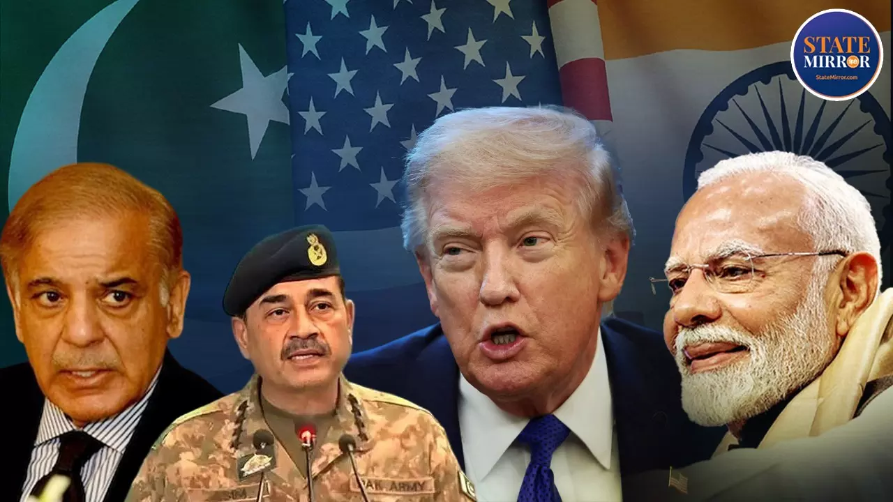 photo of trump modi sharif munir