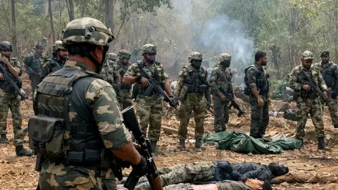 Top Maoist Leader Prabhakar Killed in Gadchiroli Encounte