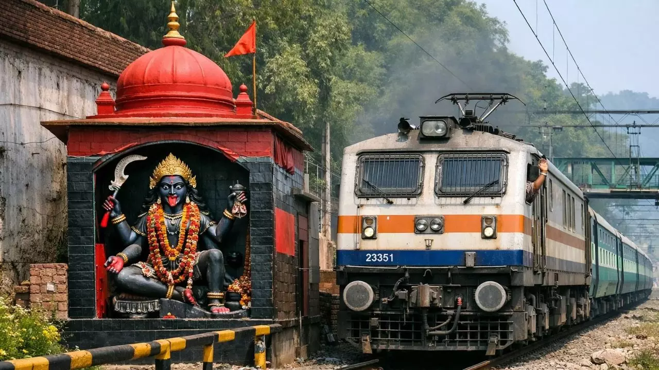 हरिद्वार का काली मंदिर, जिसके पास से हर गुजरने वाली हर ट्रेन को देनी पड़ती है सलामी; देखें इस Viral Video में