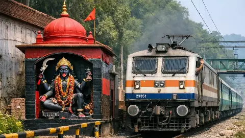 हरिद्वार का काली मंदिर, जिसके पास से हर गुजरने वाली हर ट्रेन को देनी पड़ती है सलामी; देखें इस Viral Video में