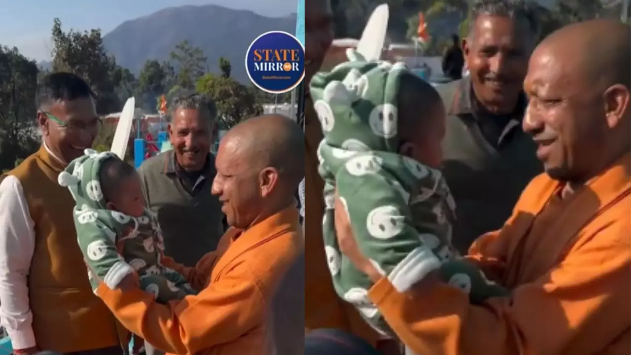मैं इसका नाना लगता हूं, कहते ही हंसी नहीं रोक पाए CM योगी- सोशल मीडिया पर Video Viral