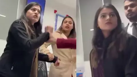hdfc bank kanpur viral video caste controversy
