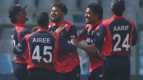 photo of nepal cricket team