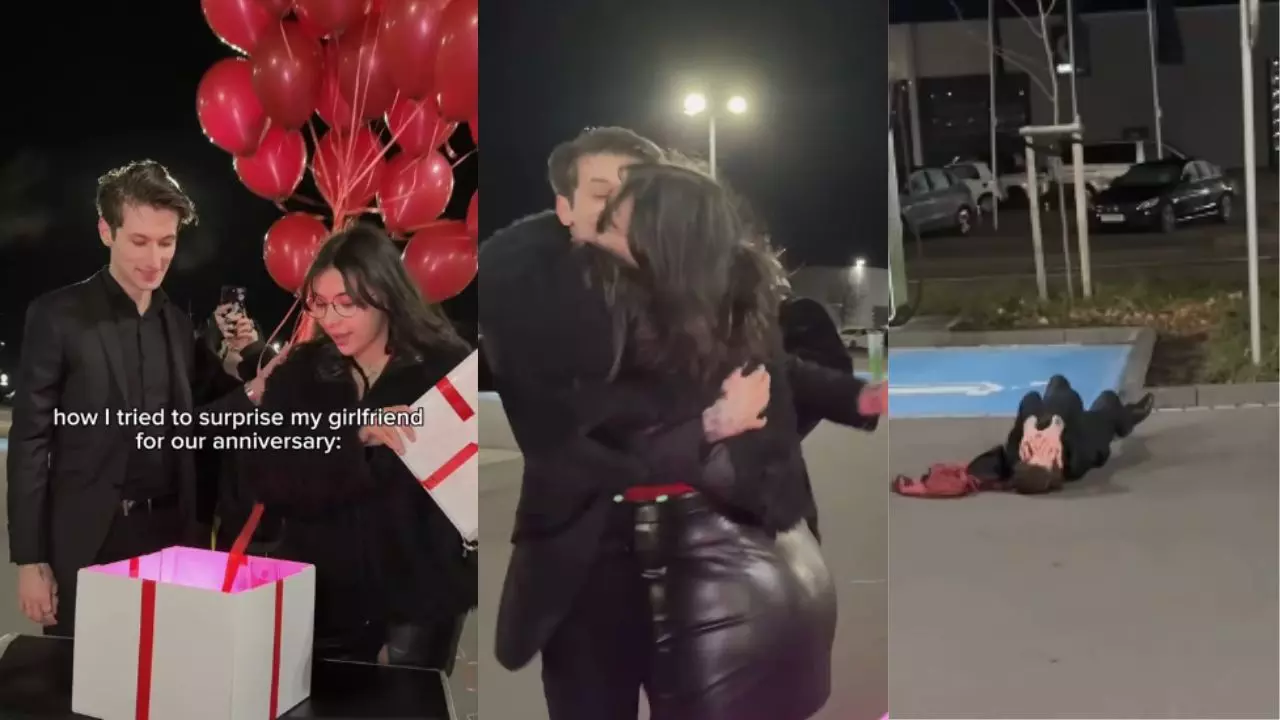 सालगिरह पर गुब्बारे के साथ हवा में उड़ गए 2000 डॉलर! गर्लफ्रेंड को सरप्राइज देना पड़ा महंगा, Viral Video