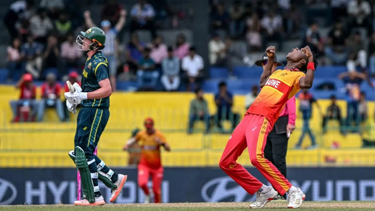 zimbabwe vs australia match photo