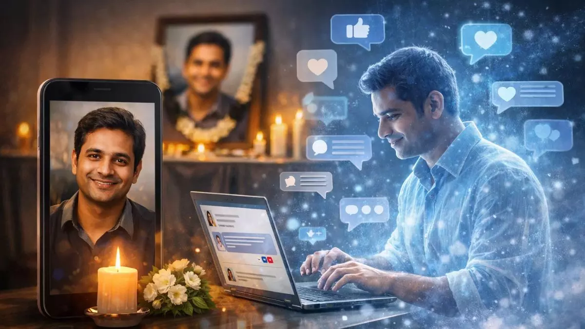 Meta social media after death AI patent