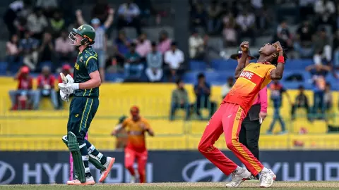 zimbabwe vs australia match photo