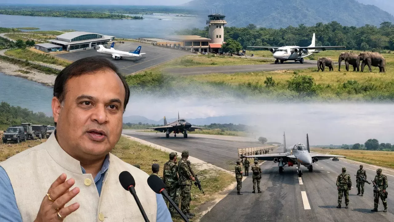 CM Himanta announces four airports Majuli to Manas