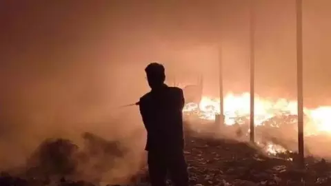 Bhiwadi Khushkhera industrial area Chemical factory fire Bhiwadi Khushkhera industrial area Chemical factory fire