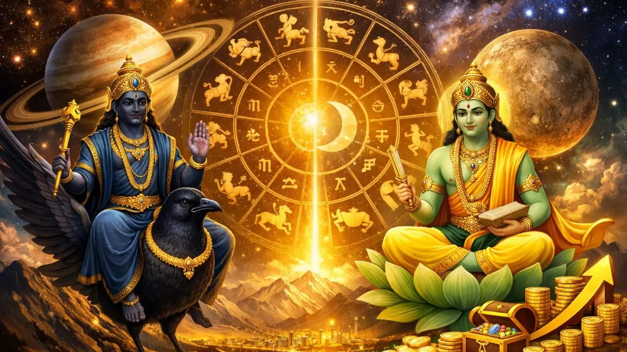 शनि-बुध की युति से बनेगा दुर्लभ योग, इन राशियों के लिए खुलेंगे उन्नति और तरक्की के रास्ते