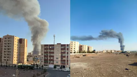 तेहरान के पास आग या धमाका? परंद में उठे काले धुएं से मचा हड़कंप, शिराज में भी विस्फोट की आवाज- देखिए Video