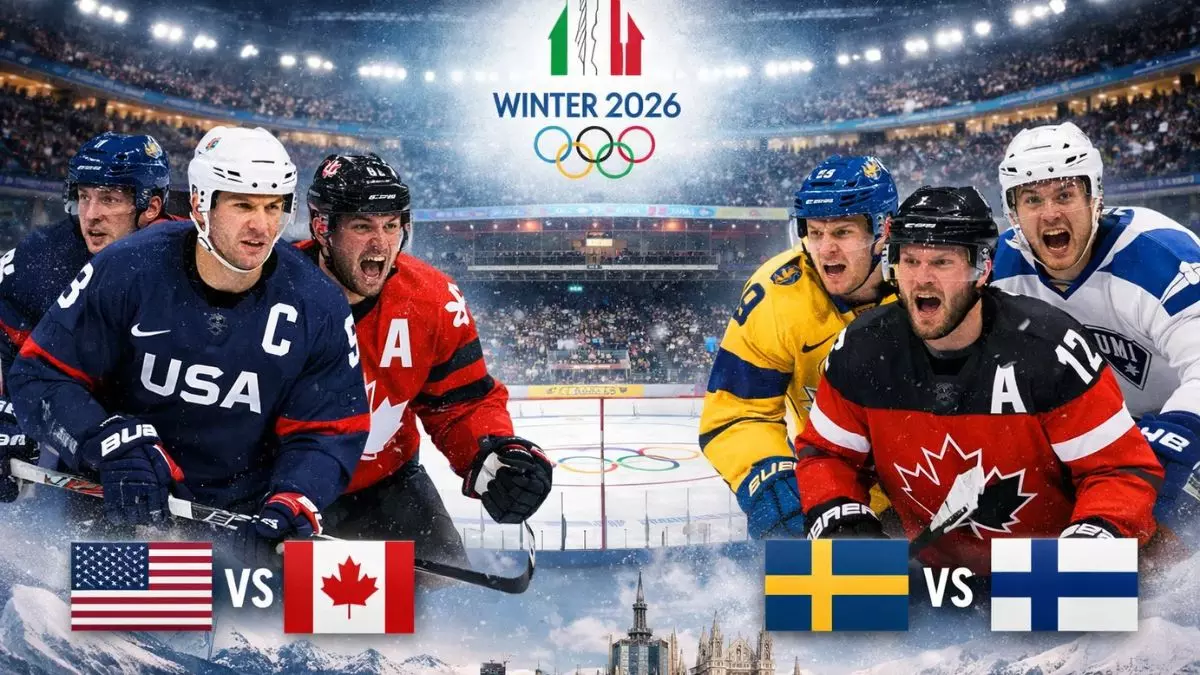 2026 Winter Olympics Ice Hockey: सेमीफाइनल में किन-किन टीमों के बीच होगी टक्कर, कब और कहां देख सकेंगे मैच? जानें सबकुछ